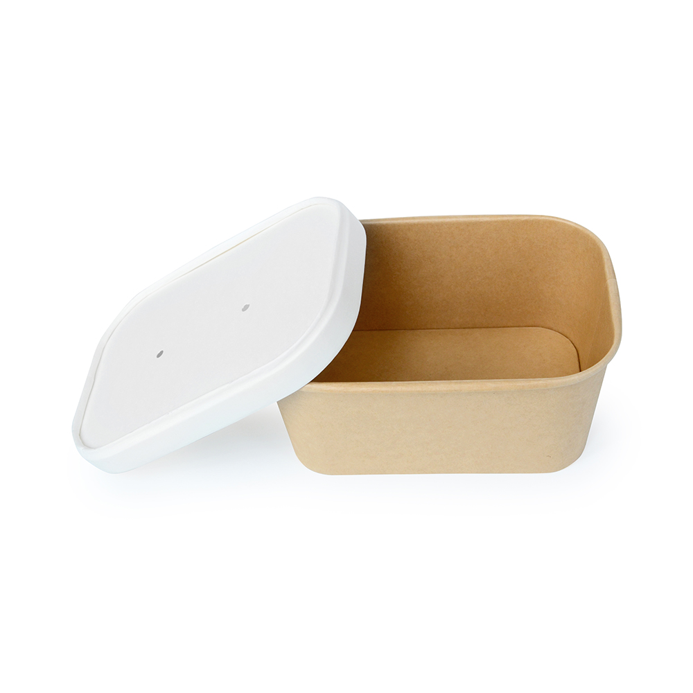 Paper Bottom Disposable Sushi Box With Paper Lid